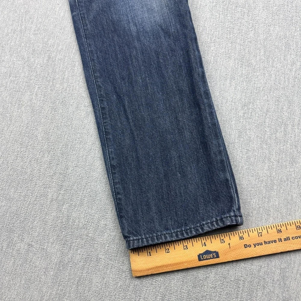 DKNY‎ Jeans Mens 32x32 Blue Denim Bleecker Straight Leg Dark Wash Casual Classic